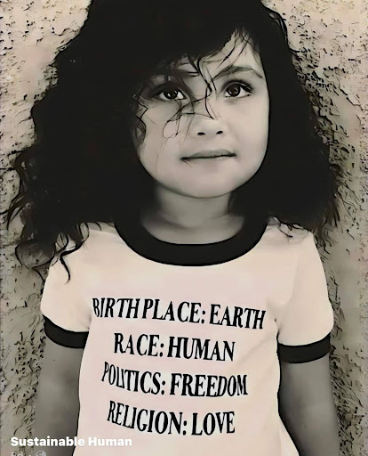 Birthplace: Earth. Race: Human. Politics: Freedom. Religion: Love.